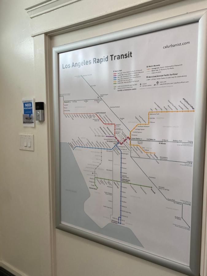 로스앤젤레스 The Wilshire Metro 호스텔 외부 사진
